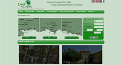 Desktop Screenshot of coastandcountryfrance.com